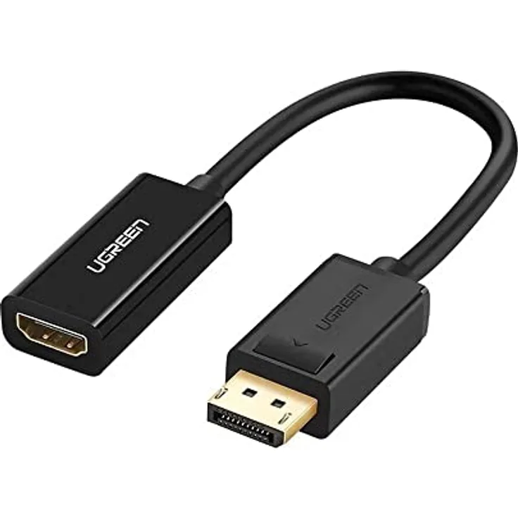 UGREEN Display Port to HDMI 1080P Konverter Adapter Schwarz
