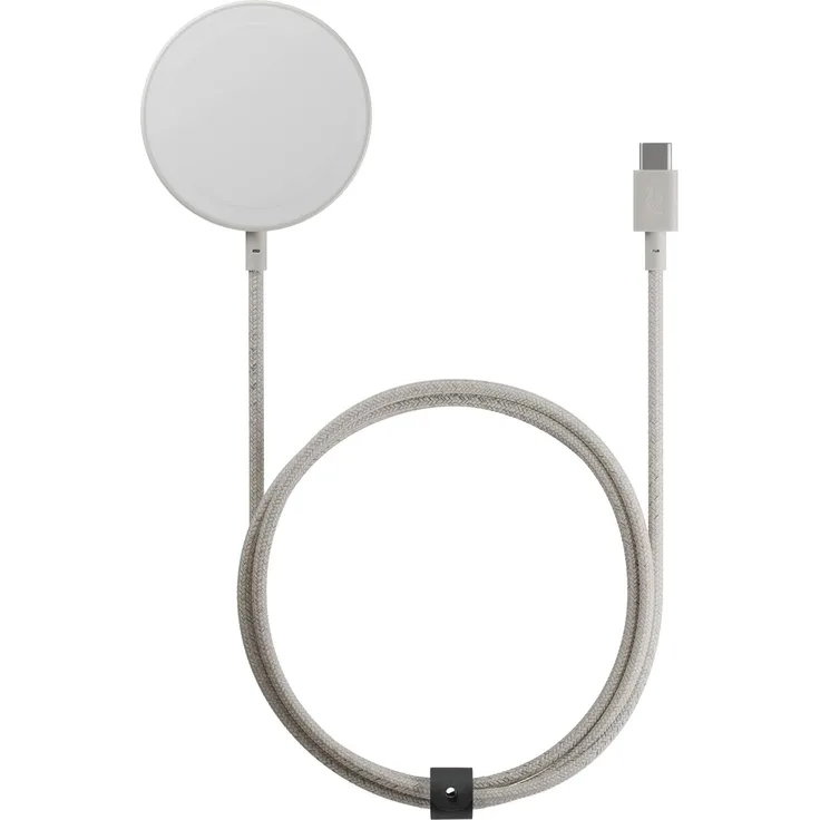 Native Union Snapstand Qi2 Sandstein, Kabelloses Ladegerät mit 15 W Schnellladeunterstützung und integriertem Ständer für iPhone und Android