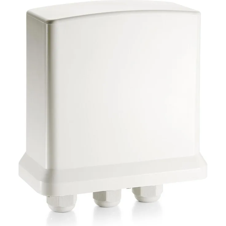 LevelOne POR-1202 2-Port Outdoor PoE-Plus Repeater, Wetterfestes Gehäuse IP66, Silber
