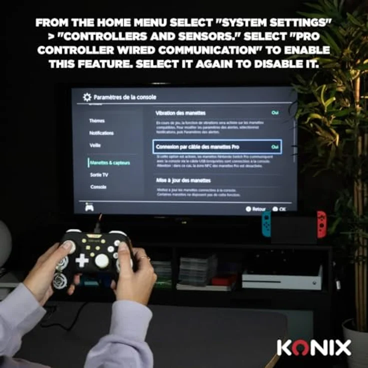 Konix Jujutsu Kaisen PC-Gamepad, silbernes Kabel-Gamepad mit einfacher Größe – Bild 3