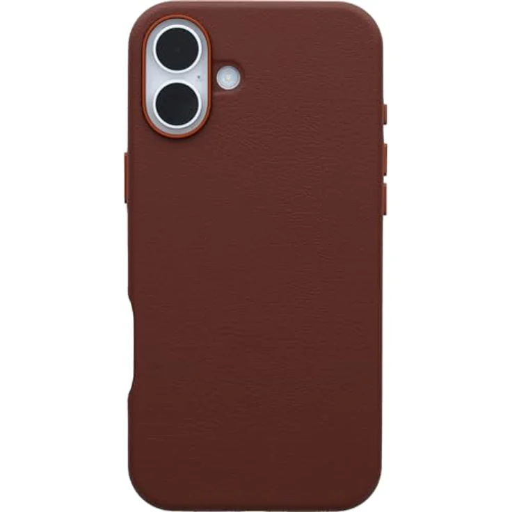 OtterBox Symmetry Series Cactus Leather MagSafe Hülle für iPhone 16 Plus, stoßfest, sturzsicher, Braun – Bild 2