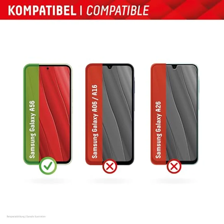 Displex Schutzglas für Samsung Galaxy A56, Tempered Glas, kratzer-resistente Schutzfolie, hüllenfreundlich (Smart Glass Ultra-Slim) – Bild 3