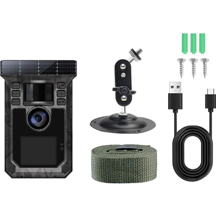Technaxx TX-326 Box IP-Sicherheitskamera, 1080P FullHD, 48MP Foto, Solar-Wifi, Innen & Außen, IP65, Akku 5000mAh – Bild 2