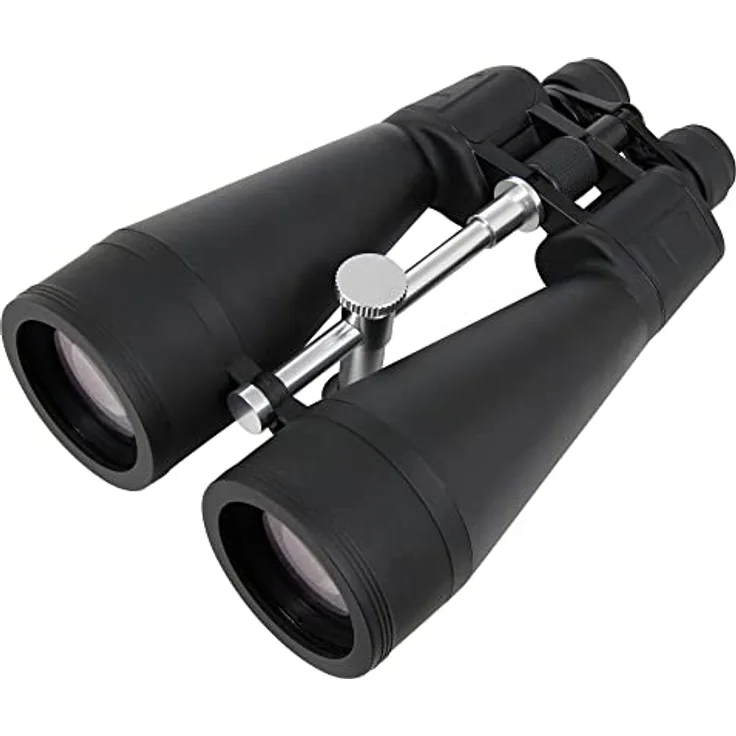 Omegon Zoom-Fernglas Zoomstar 15-45x80, Lichtstark mit 80mm Objektivöffnung und integriertem Stativadapter
