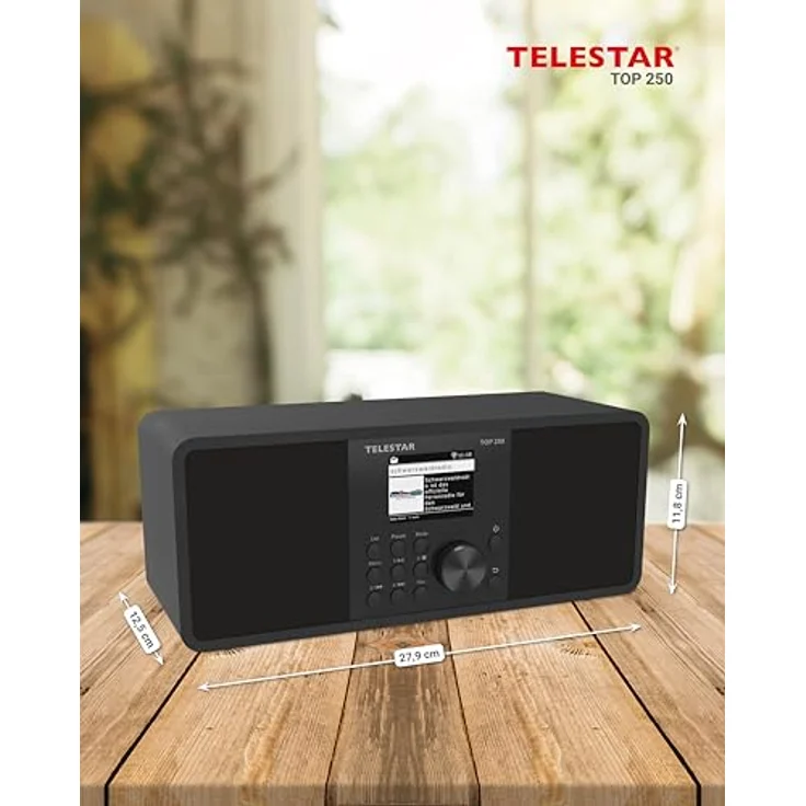 Telestar TOP 250 DAB+ Internetradio, Bluetooth 5.3, schwarz – Bild 14
