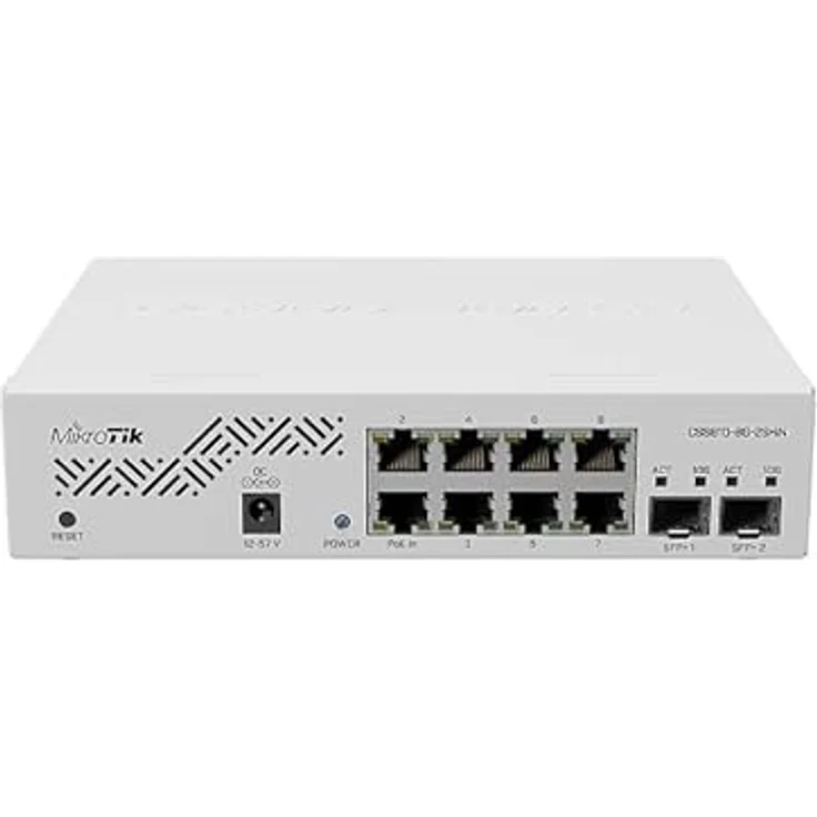 MikroTik CSS610-8G-2S+IN Cloud Smart Switch, 8x Gbit, 2x SFP+, 1HE Rackmount - Desktop Switche (CSS610-8G-2S+IN) – Bild 4