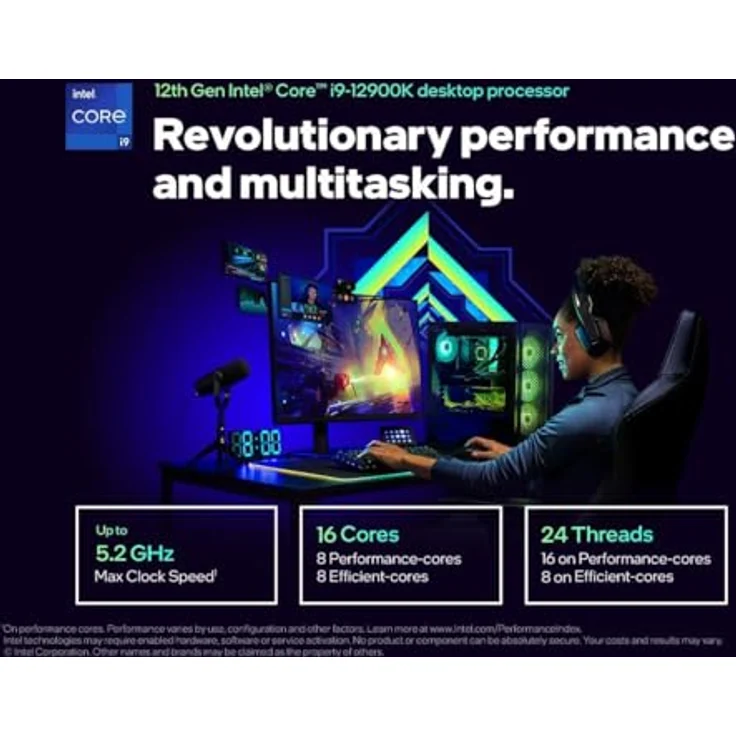 Intel Core i9-12900K, 8C+8c/24T, 3.20-5.20GHz, boxed ohne Kühler (BX8071512900K) – Bild 2