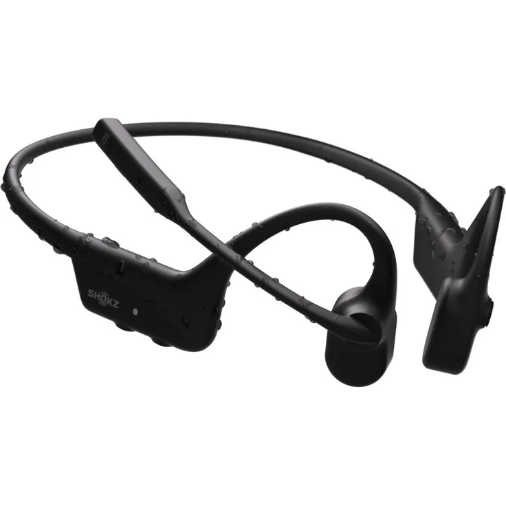 SHOKZ OpenComm2, Open-Ear-Bluetooth-Headset mit Knochenschalltechnologie, Geräuschunterdrückungs-Mikrofon und 30 m Reichweite