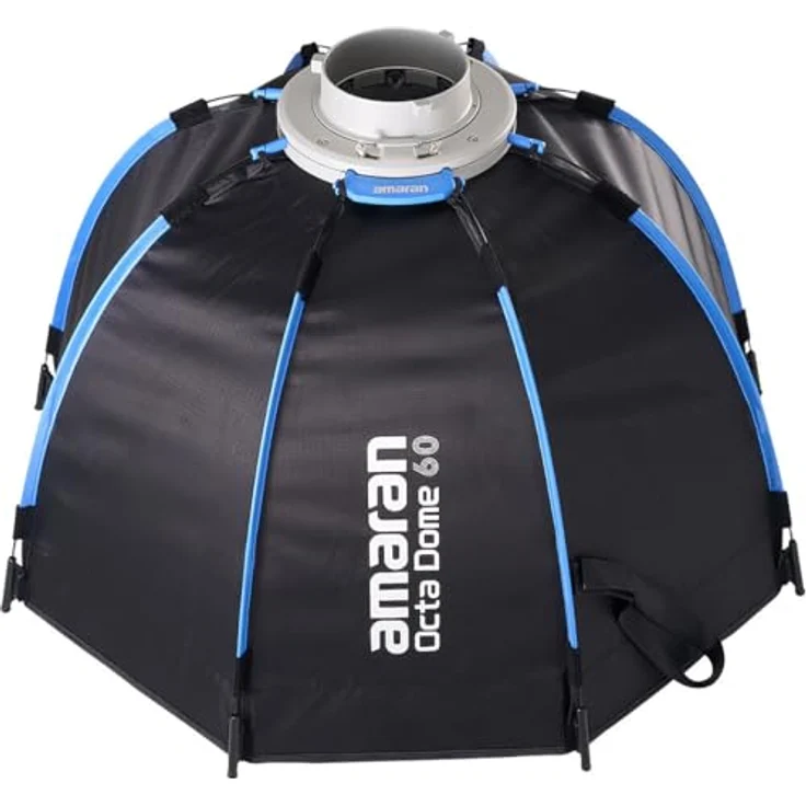 Amaran Octa Dome 60, achteckige Bowens Mount Softbox für weiches Licht, kompatibel mit Leuchten bis 300 Watt – Bild 5