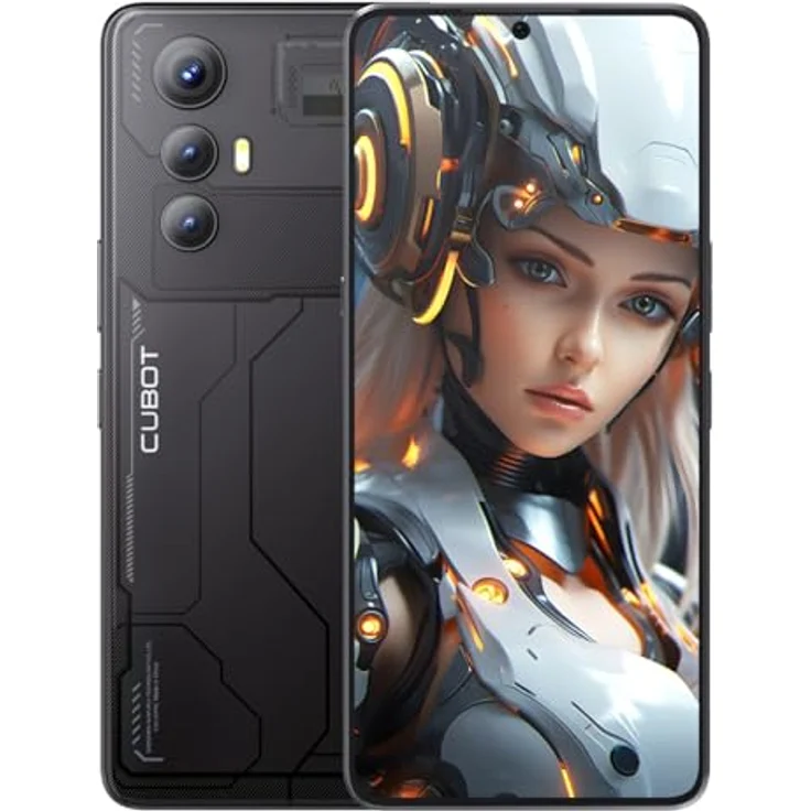 CUBOT MAX 5 – 6,9" FHD+ 144Hz Smartphone, 12GB und 256GB, 100MP Kamera, 5100mAh Akku, Android 14, OctaCore Prozessor, Schwarz – Bild 1