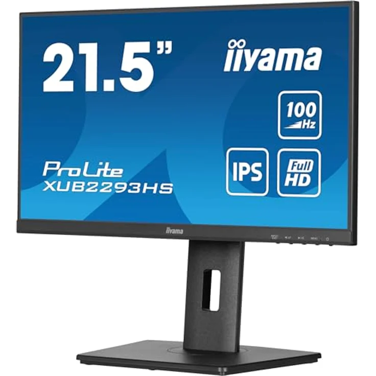 iiyama Prolite XUB2293HS-B6 21,5" IPS LED-Monitor Full-HD 100Hz HDMI DP Pivot AdaptiveSync, schwarz – Bild 3