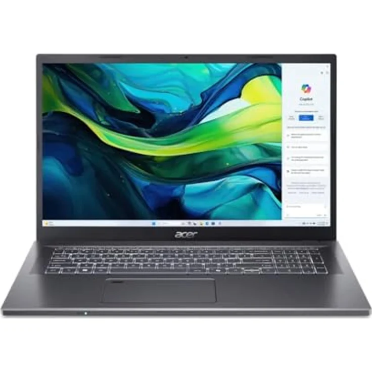 Acer Aspire 17 Pro A17-51GM, 17.3" Full HD Notebook mit Intel Core i7, 32 GB RAM, 2 TB SSD, graues Gehäuse, NVIDIA GeForce RTX 2050, Windows 11 Pro – Bild 1