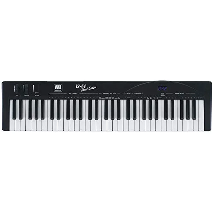 Miditech Keyboard i2 61 black edition, Schwarz, MIT-00134 – Bild 2