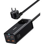 USB C Ladegerät, Baseus PD 100W , Netzteil, GaN Charger , Ladestation mit 1 AC + 4-Port für MacBook Pro/Air, iPad Pro/Air, iPhone 12/12 Pro, Steam Deck, Galaxy S22 S21