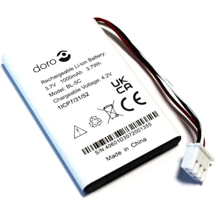 Doro Battery 4100H ECO, Akku für Doro 4100H, effiziente Energiespeicherung