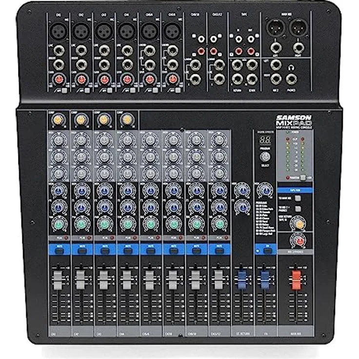 Samson MXP144FX MixPad 12-Kanal Live Mischpult / Live Mixer / inkl. Effektgerät – Bild 4