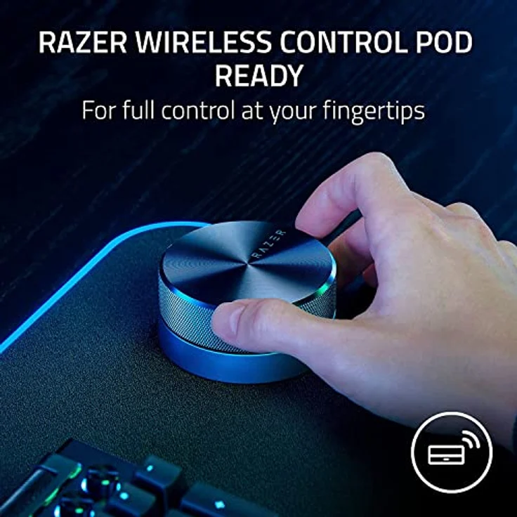Razer Nommo V2 Pro - Full-Range-2.1-Gaming-Lautsprecher für PC mit kabellosem Subwoofer (3-Zoll-Full-Range-Treiber mit Aluminium-Phase-Plugs, Nach Unten Abstrahlender Subwoofer) Schwarz – Bild 4