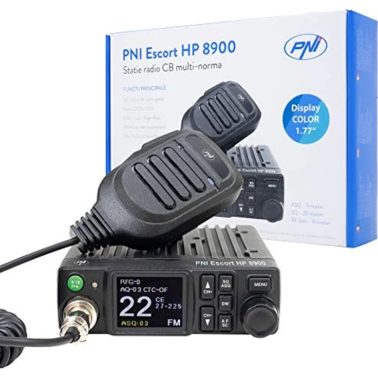 CB-Funkgerät PNI Escort HP 8900 ASQ, 12 V / 24 V, HF-Verstärkung, CTCSS-DCS, Dual Watch - Preisvergleich – Bild 1