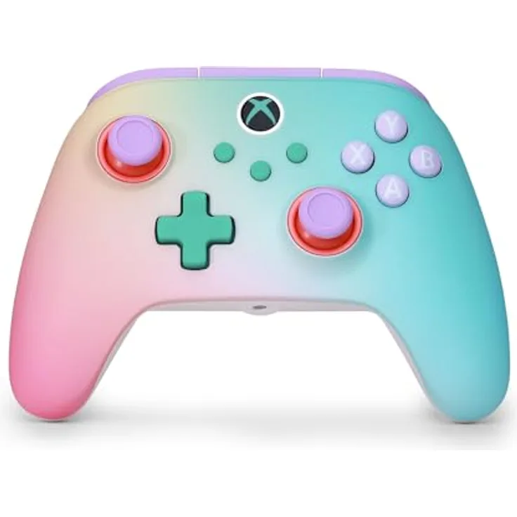 PowerA XB Controller Advantage Wireless, Beach Vibes, mit Halleffekt-Thumbsticks, 30 Stunden Akkulaufzeit, RGB-Beleuchtung, programmierbare Tasten