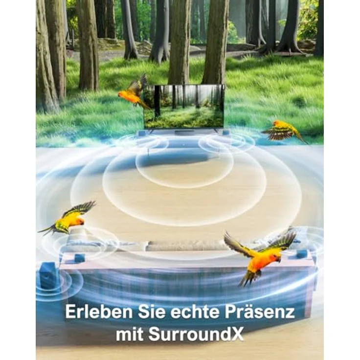 Ultimea Poseidon D70 7.1 Soundbar mit Bluetooth, 410 Watt Leistung und 6,5-Zoll Subwoofer – Bild 4