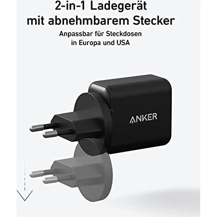 Anker 312 Charger, 25W USB C Ladegerät, Ace PPS Schnellladegerät für Samsung Galaxy S22/S23 Ultra/S22+, Note 10/+/20/S20 (Kabel Nicht enthalten) – Bild 3
