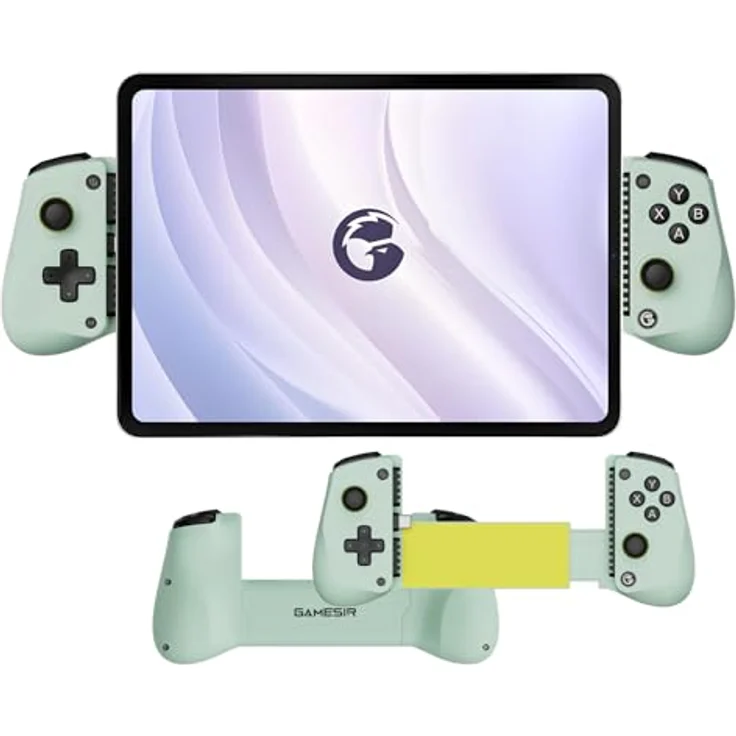 Gamesir X5 Lite, mobiler Gamecontroller mit Smartphone-Halterung, Wasabi-Grün, USB-C, präzise Joysticks und Turbo-Funktion – Bild 1