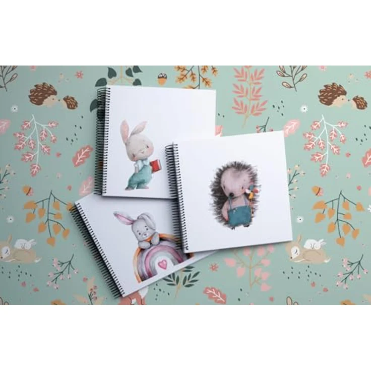 walther design Fotoalbum, Hase, 26 x 25 cm, laminiert mit CD-Archiv und Hasen-Motiv – Bild 4