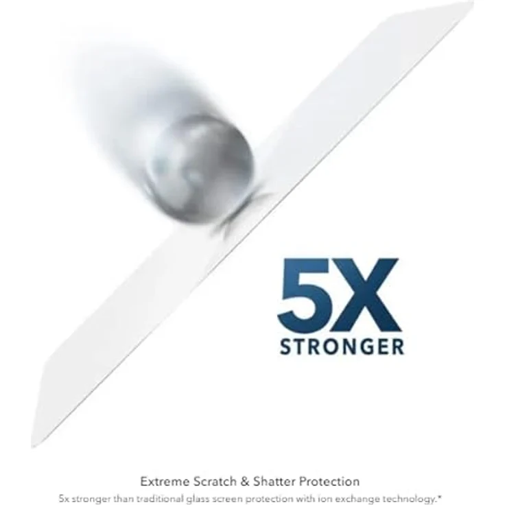 ZAGG InvisibleShield Glass Elite Displayschutzfolie für iPhone 14 Pro, stoßfest, wischfest, kratzfest, antimikrobiell, (transparent) – Bild 4