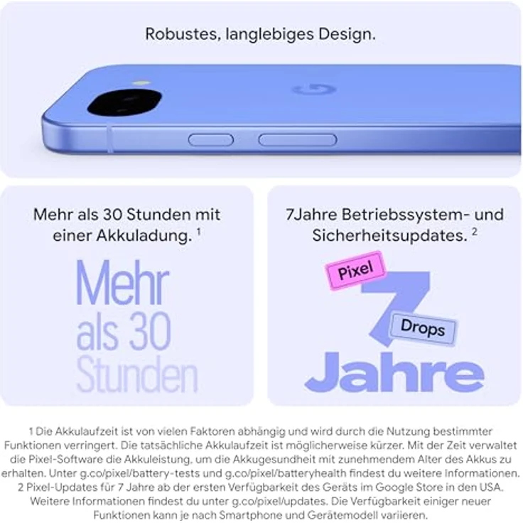 GOOGLE Pixel 10a 256 GB Fog Dual SIM – Bild 7
