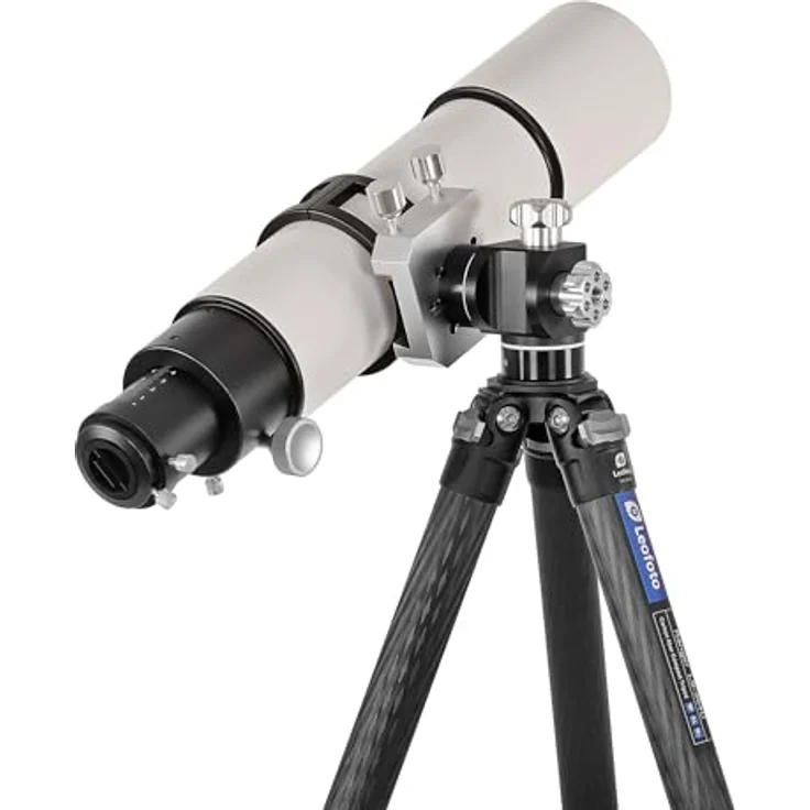 Omegon Teleskop AC 90/500 AZ-Baby Visual Set, achromatischer Refraktor, 90 mm Öffnung, ideal für Reisen und Astrofotografie – Bild 2
