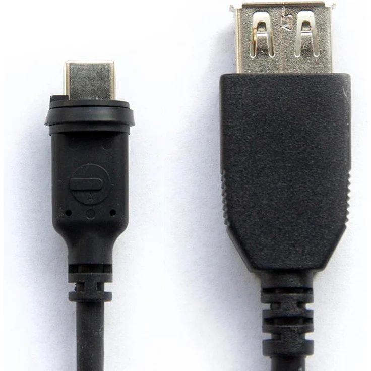 Mobotix MX-CBL-MUC-AB-1, USB-C zu USB-A Kabel, 1 m, USB 2.0, Schwarz