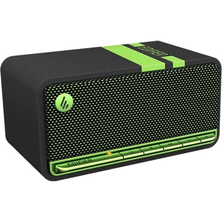 Edifier MP230 - Tragbarer Bluetooth-Lautsprecher im Retro-Design, kabellos. Wiedergabe über Bluetooth, AUX und Micro SD Karte | schwarz – Bild 1