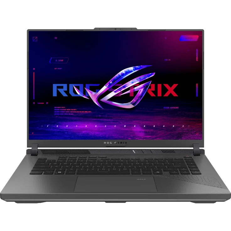 ASUS ROG Strix G16 G614FM-S5008W, 16" WQXGA Gaming Notebook, AMD Ryzen 9 9955HX, NVIDIA RTX 5060, 32GB RAM, 1TB SSD, Schwarz, Grau