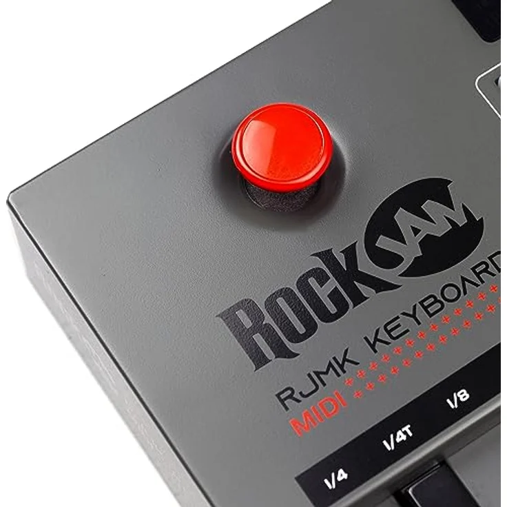 RockJam Go 25 Key USB & Bluetooth MIDI Keyboard Controller With 8 Backlit Drum Pads, 8 Knobs - Drahtlose Freiheit, Wiederaufladbarer Akku, Vielseitige Bedienelemente, Innovativer Joystick. – Bild 5