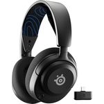 SteelSeries Arctis Nova 5P Wireless PS5 Gaming Headset – Magnetische Neodym-Treiber – 100+ Audio Presets – 60 Std. Akkulaufzeit – 2,4 GHz oder BT – ClearCast Gen2.X Mik – Für PS4/5, PC, Switch, Handy
