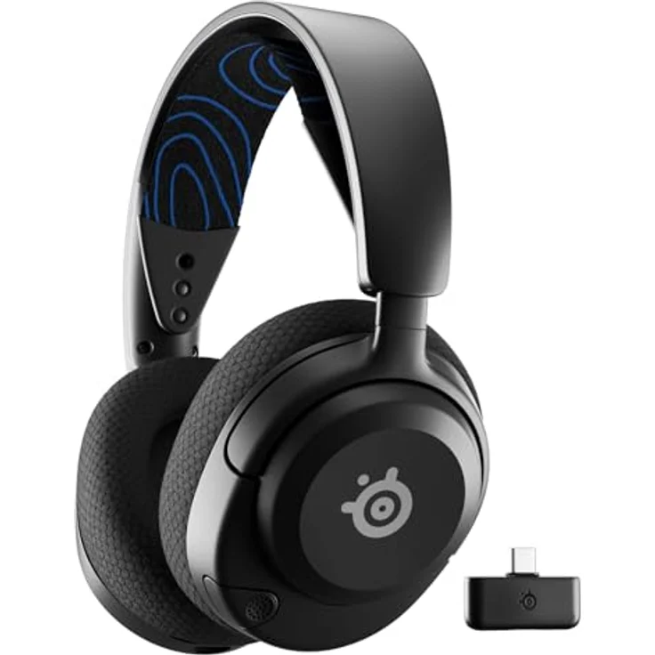 SteelSeries Arctis Nova 5P Wireless PS5 Gaming Headset – Magnetische Neodym-Treiber – 100+ Audio Presets – 60 Std. Akkulaufzeit – 2,4 GHz oder BT – ClearCast Gen2.X Mik – Für PS4/5, PC, Switch, Handy – Bild 1