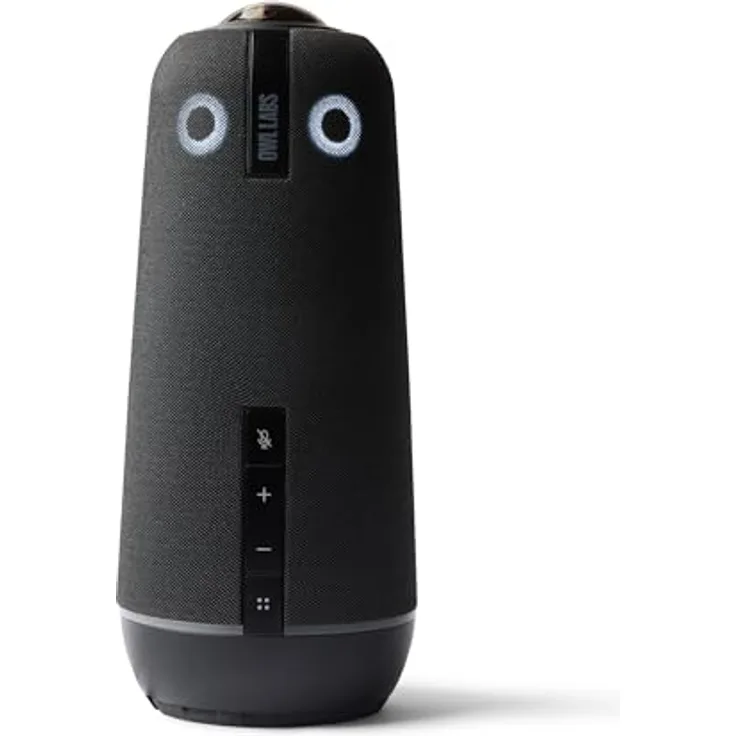 Owl Labs Meeting Owl 4+ 360-Grad, 4K Smart Videokonferenzkamera (automatischer Lautsprecher-Fokus, Smart Zooming und Rauschunterdrückung)