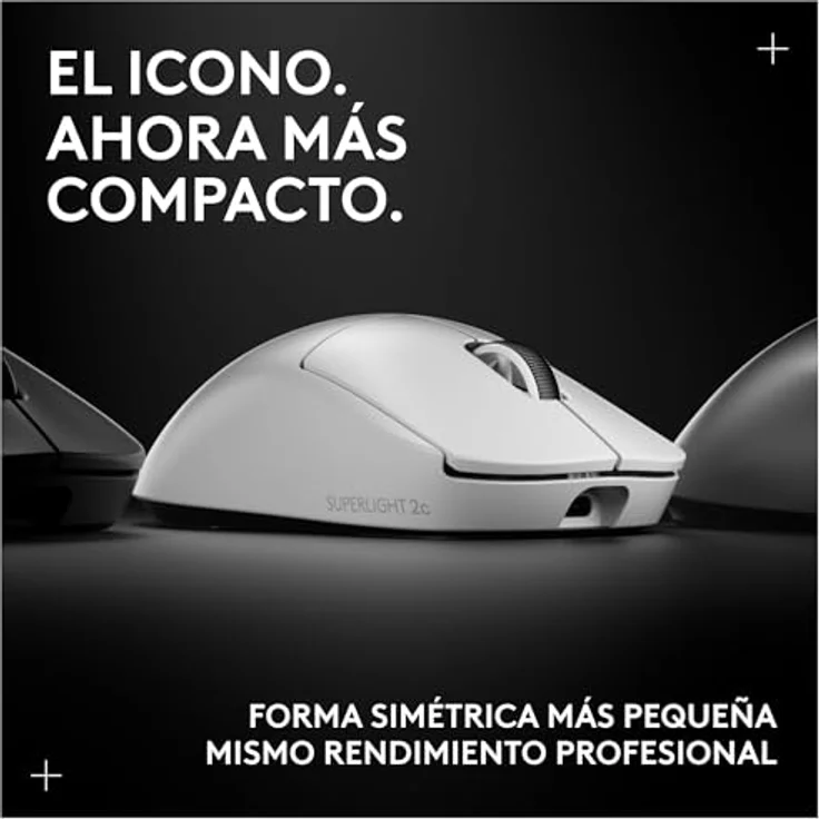 Logitech G PRO X Superlight 2c, Kabellose Gaming-Maus mit 44000 DPI, weis – Bild 3