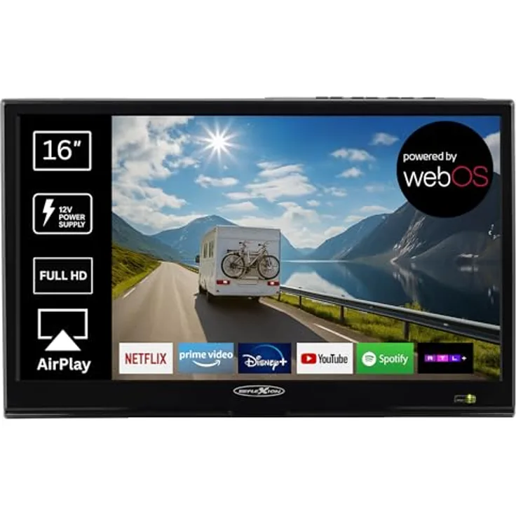 Reflexion LEDW16iBT, 16" Smart LED-TV mit Full-HD, DVB-S2/C/T2, CI+, PVR, Bluetooth