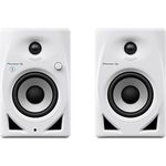 Pioneer DJ DM-40BT, Bluetooth-Lautsprecher mit druckvollem Basssound und Class-D-Verstärker, Silber, EU Plug 220V