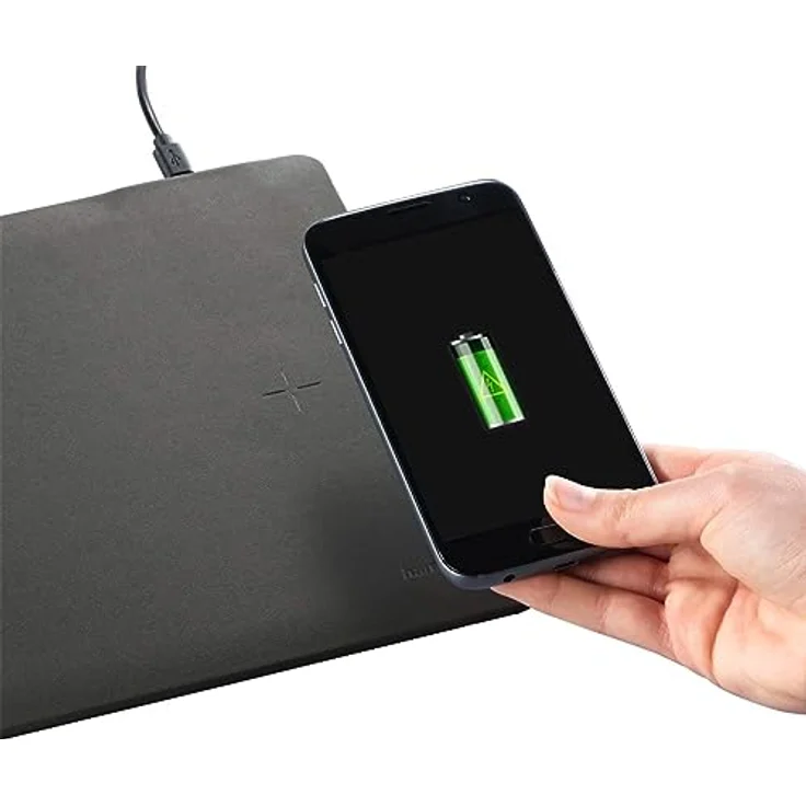 Hama Wireless Charging Mousepad, dunkelgrau – Bild 4