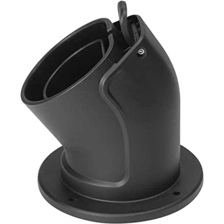 DELTACO Wandhalterung Typ 2 EV-Ladekabelstecker Fahrzeugseitig, Halter/Dock für Ladekabel Einer Wallbox, Typ 2 Kabelhalterung, Kabel Wandhalter, hochwertiger Kunststoff, Montagezubehör, schwarz – Bild 2
