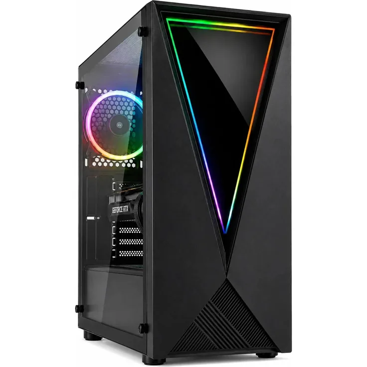 Cyber Titan Gaming PC, Intel Core i7, 16 GB RAM, 1 TB SSD, Nvidia RTX 5060TI, Schwarz