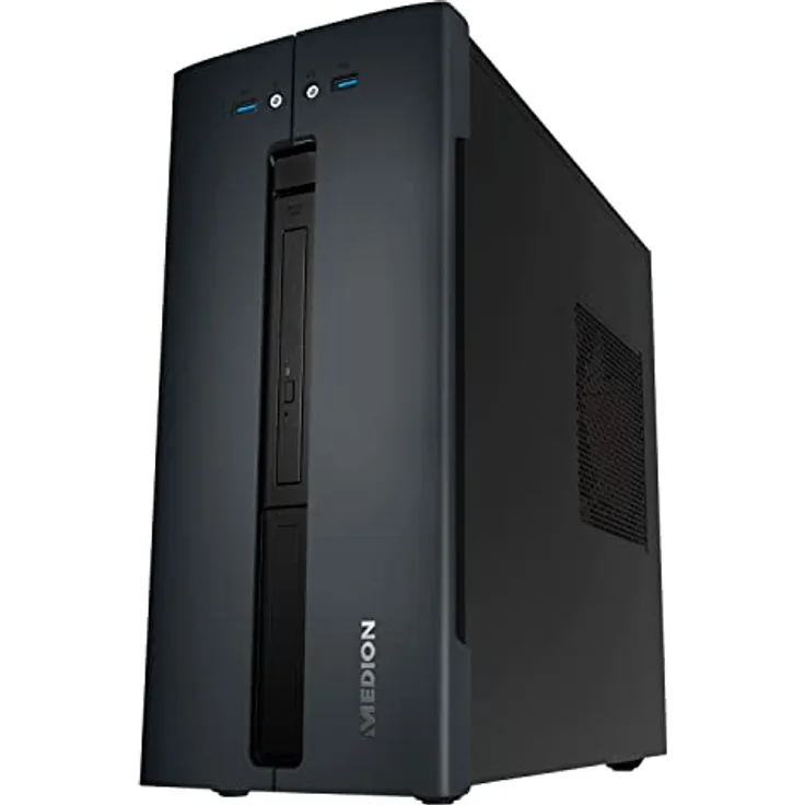 MEDION Desktop PC P63025 (Intel Core i5-12400, 16GB DDR4 RAM, 1TB SSD, Hot Swap, Win 11 Home)