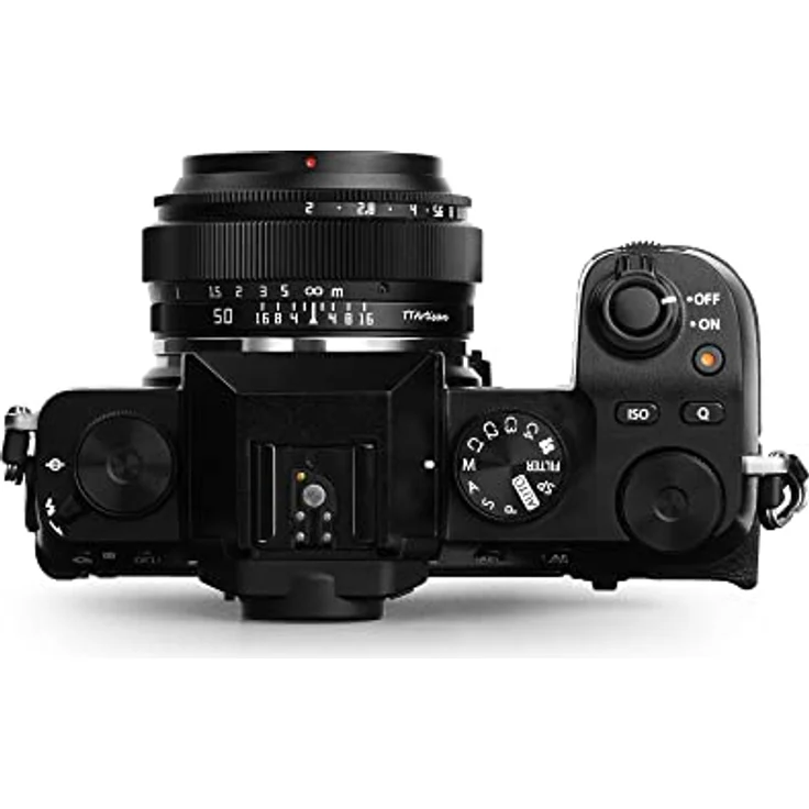 TTArtisan 50 mm F2 Metallgehäuse, kompatibel mit Fuji X Mount (Vollrahmen) – Schwarz – Bild 5