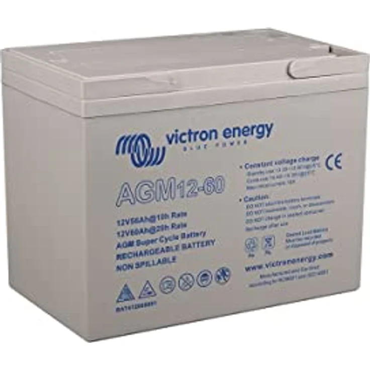 Victron Energy AGM 12V 60Ah Deep-Cycle Batterie, transparente Ausführung mit Hochstromentladungseignung – Bild 2