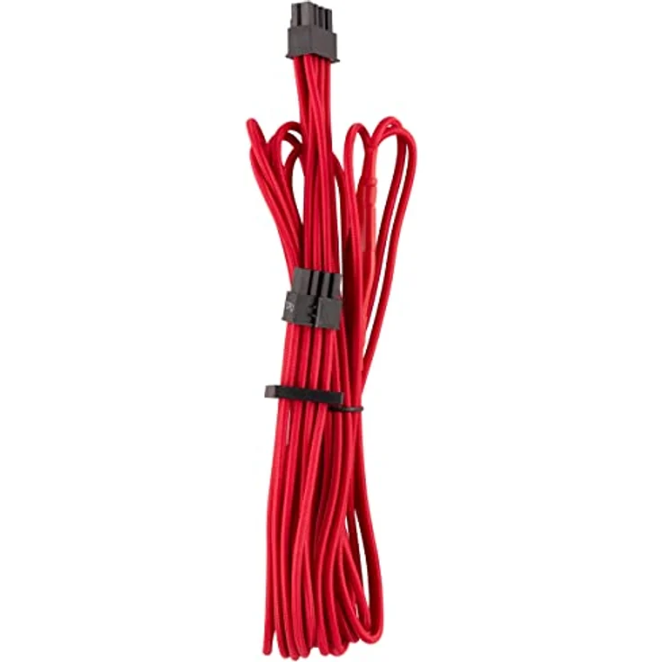 Corsair Premium Sleeved Netzteil Pro-Kabel-Set Typ4 (Generation 4-Serie) Rot – Bild 3
