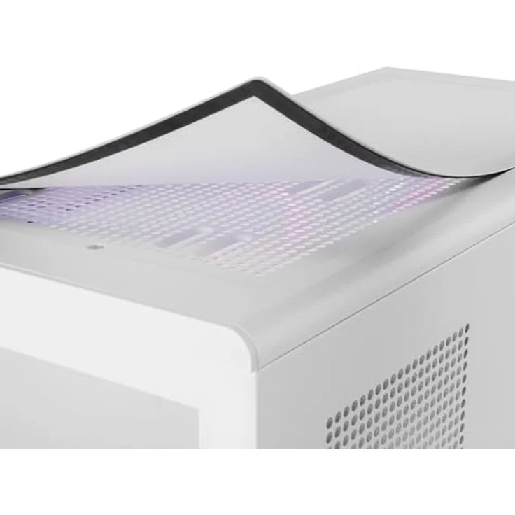 NOX Semitorre Hummer Signal ARGB, Midi Tower PC-Gehäuse in Schwarz mit gehärtetem Glas und RGB-Beleuchtung, ATX/Micro ATX kompatibel – Bild 7