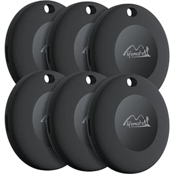 Lifemate Life Tag 6er-Pack, Mini Tracker für Apple iOS mit Wasserdichtigkeit, langer Akkulaufzeit und Lost Mode mit Ton – Bild 1