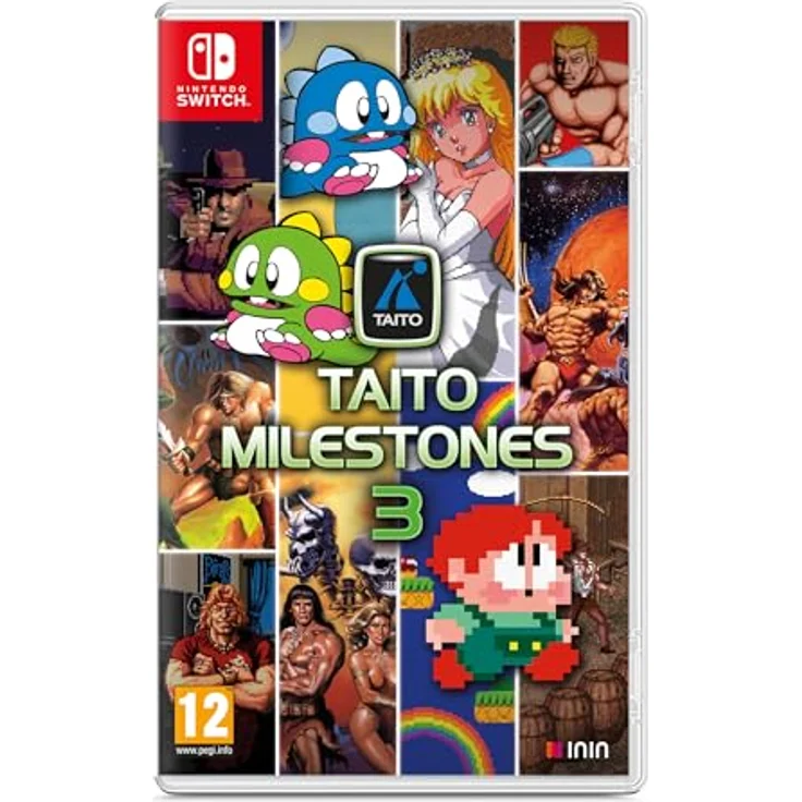 ININ Taito Milestones 3 - Nintendo Switch, Arcade-Klassiker Sammlung mit Bubble Bobble, Rainbow Islands, RASTAN SAGA und mehr – Bild 1